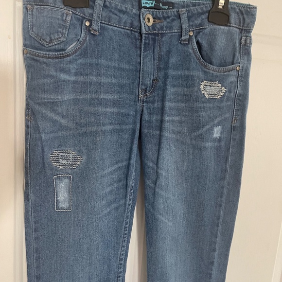 Levi’s GIRLS  Distressed Jeans Size 14 regular - Picture 4 of 16